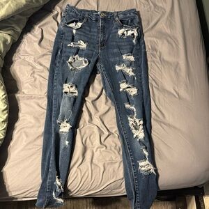 Mid-Rise Skinny Jeans